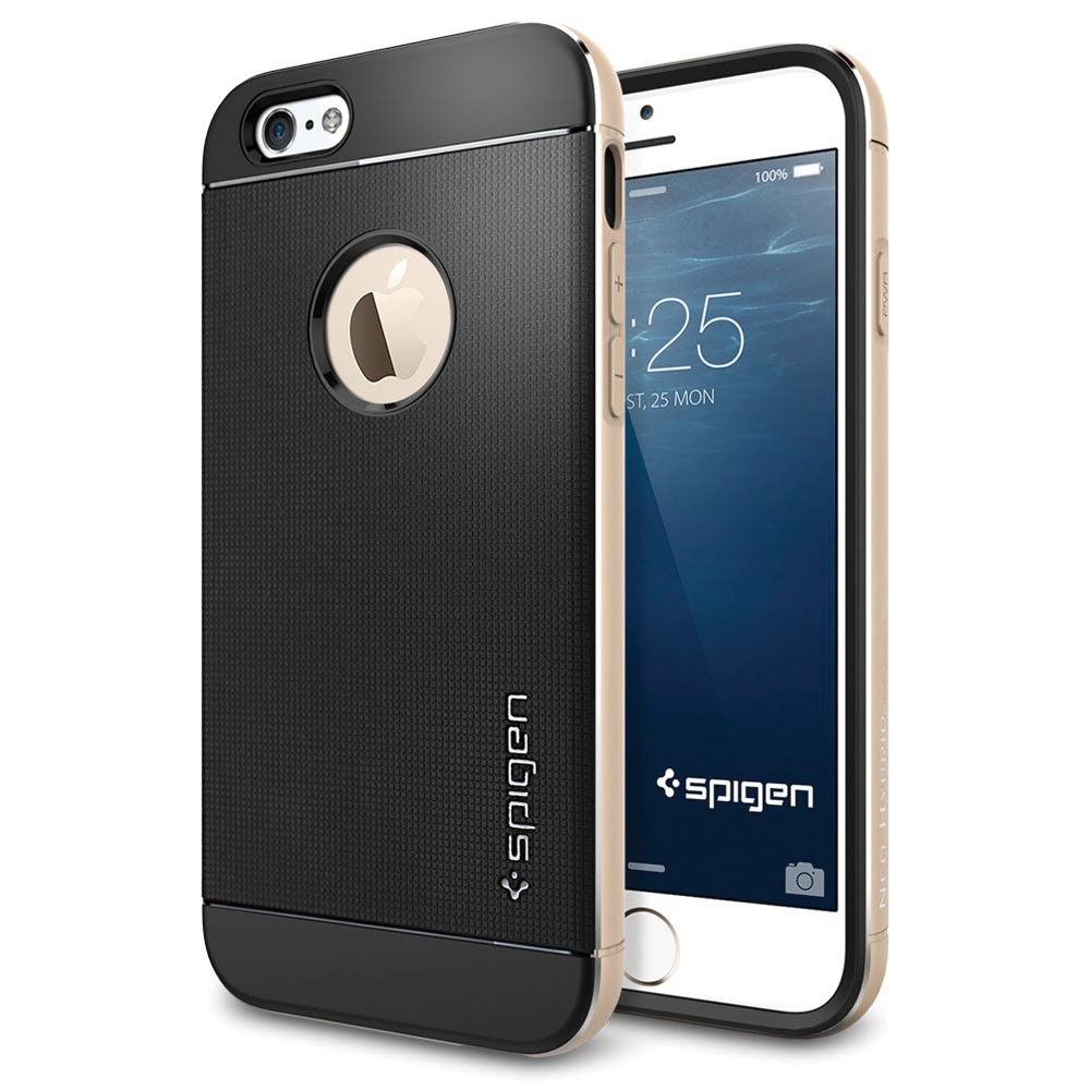 Spigen Neo Hybrid Metal Case for Apple iPhone 6 (Champagne Gold)