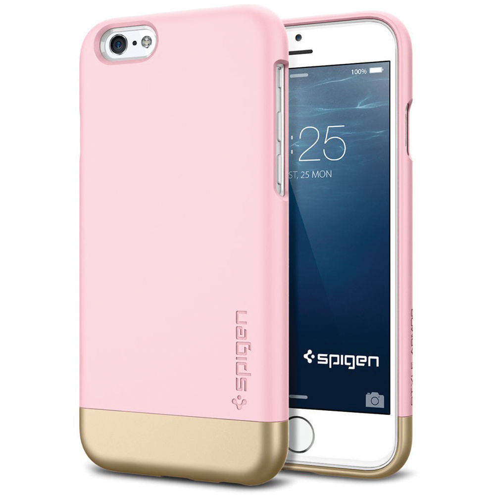 Spigen Style Armor Case for iPhone 6 (Sherbet Pink)