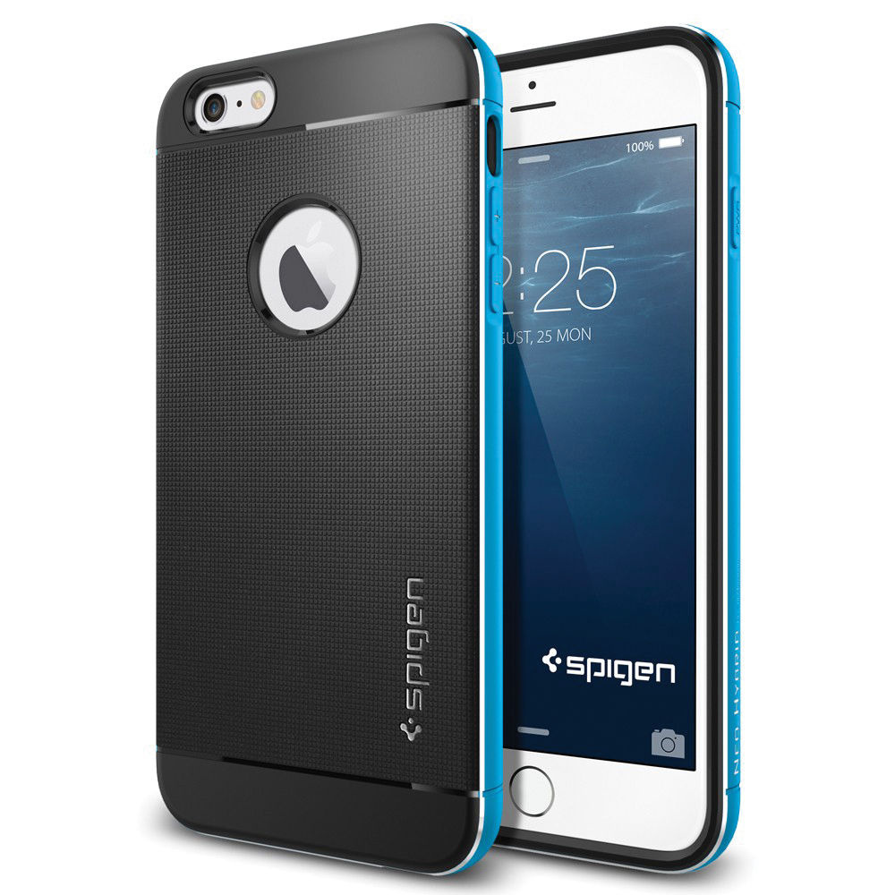 Spigen Neo Hybrid Metal Case for Apple iPhone 6 Plus (Metal Blue)
