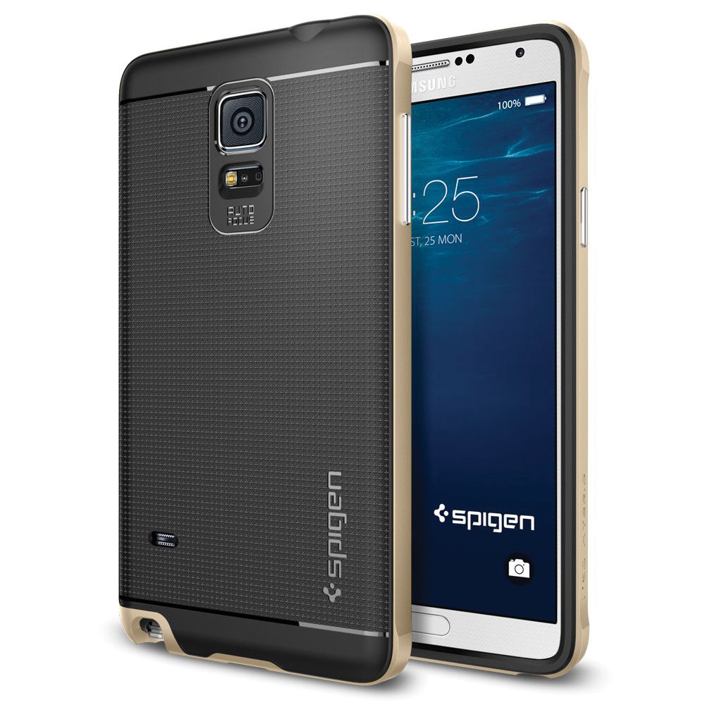 Spigen Neo Hybrid Case for Samsung Galaxy Note 4 (Champagne Gold)