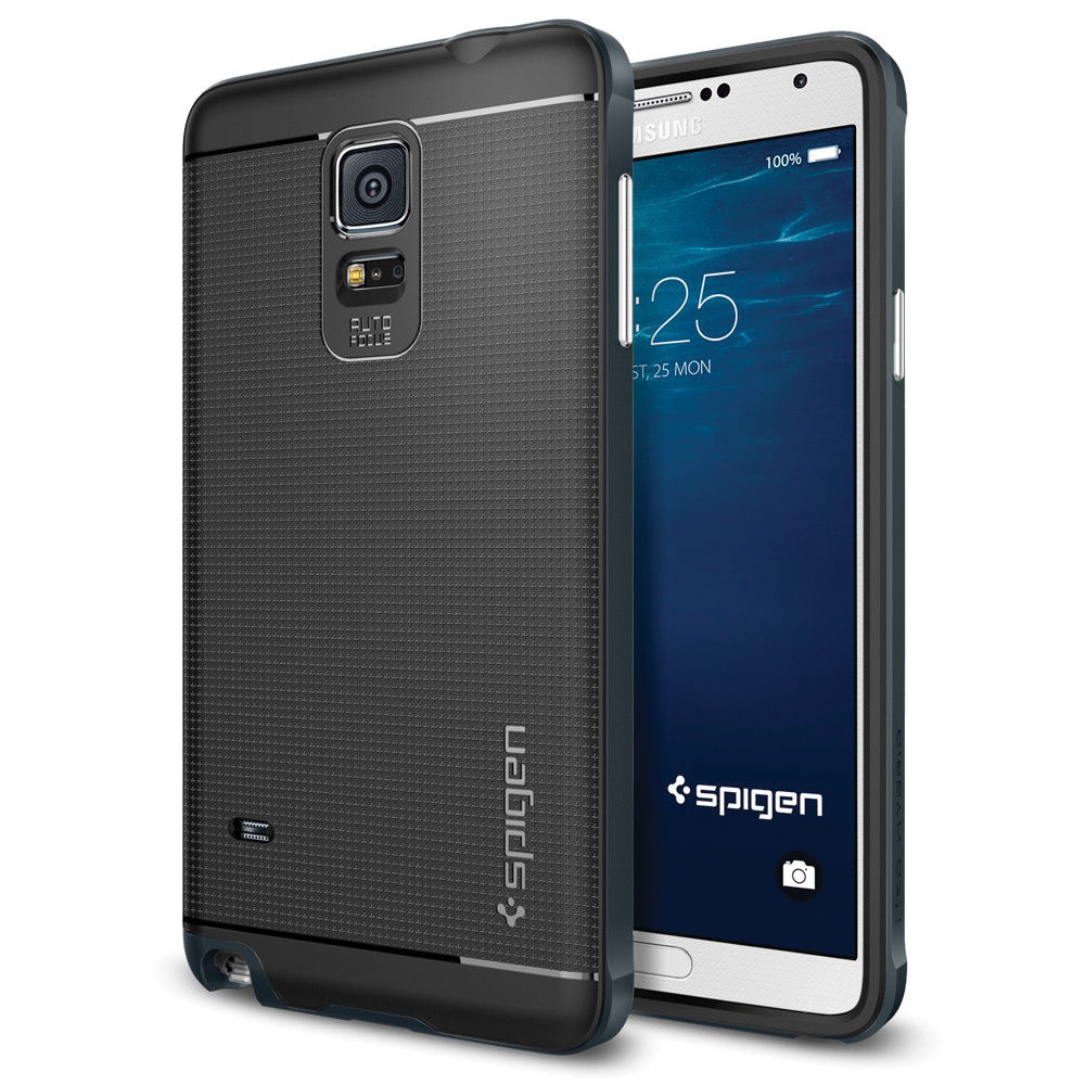 Spigen Neo Hybrid Case for Samsung Galaxy Note 4 (Metal Slate)