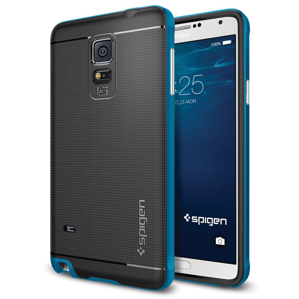 Spigen Neo Hybrid Case for Samsung Galaxy Note 4 (Electric Blue)