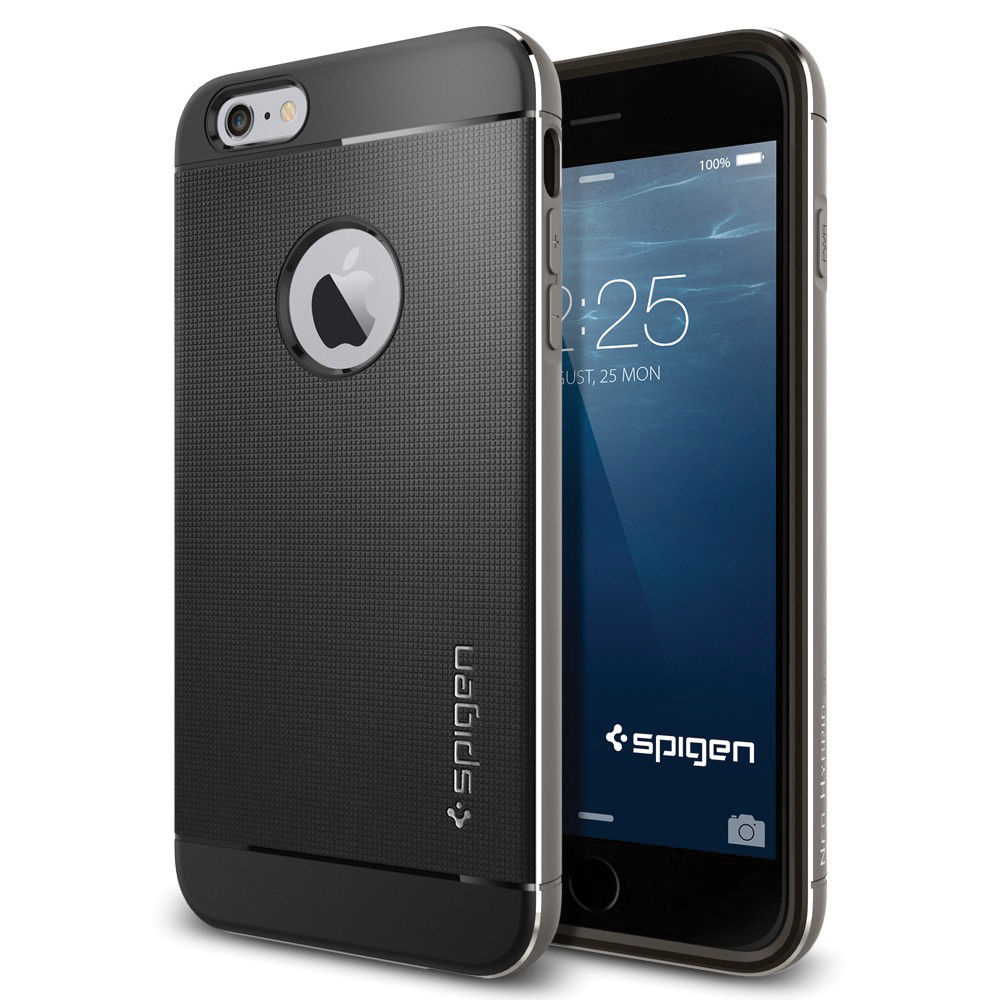 Spigen Neo Hybrid Metal Case for Apple iPhone 6 Plus (Space Gray)