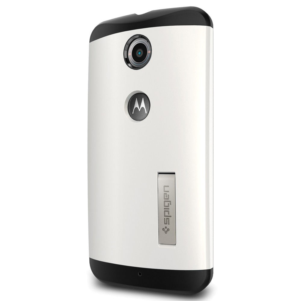 Spigen Motorola Google Nexus 6 Case Slim Armor (Satin Silver, Retail Packaging)