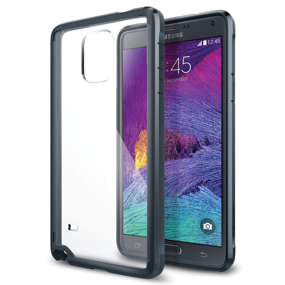 Spigen Ultra Hybrid Case for Samsung Galaxy Note 4 (Metal Slate)