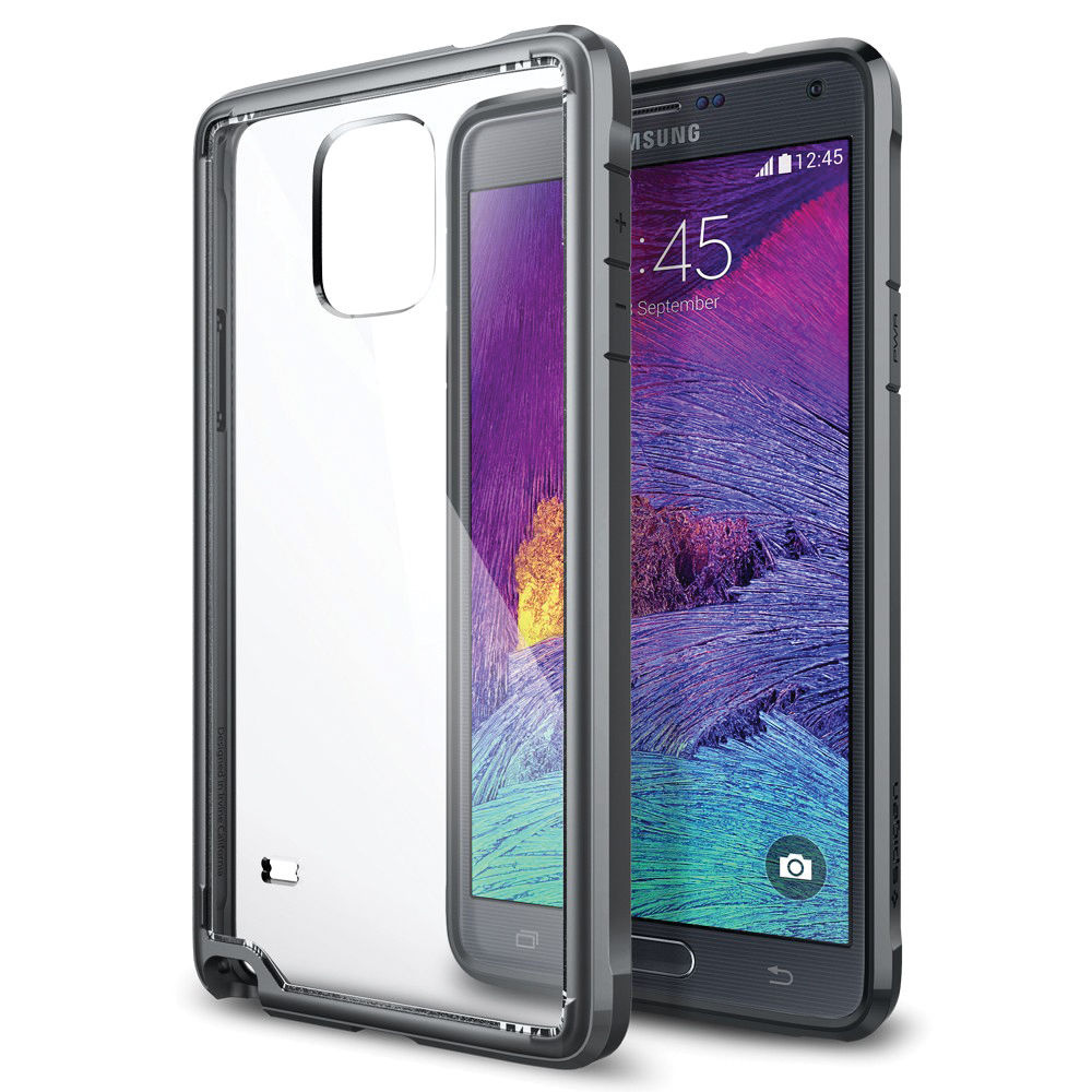 Spigen Ultra Hybrid Case for Samsung Galaxy Note 4 (Gunmetal)