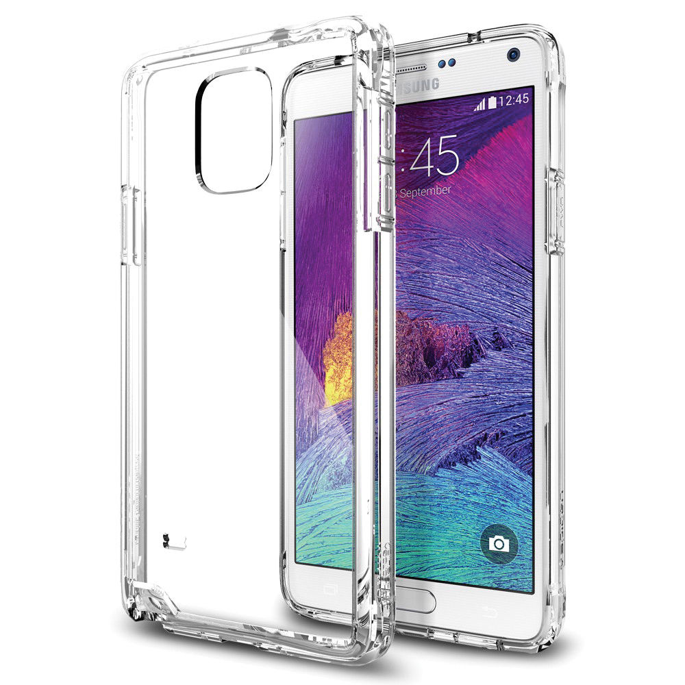 Spigen Ultra Hybrid Case for Samsung Galaxy Note 4 (Crystal Clear)