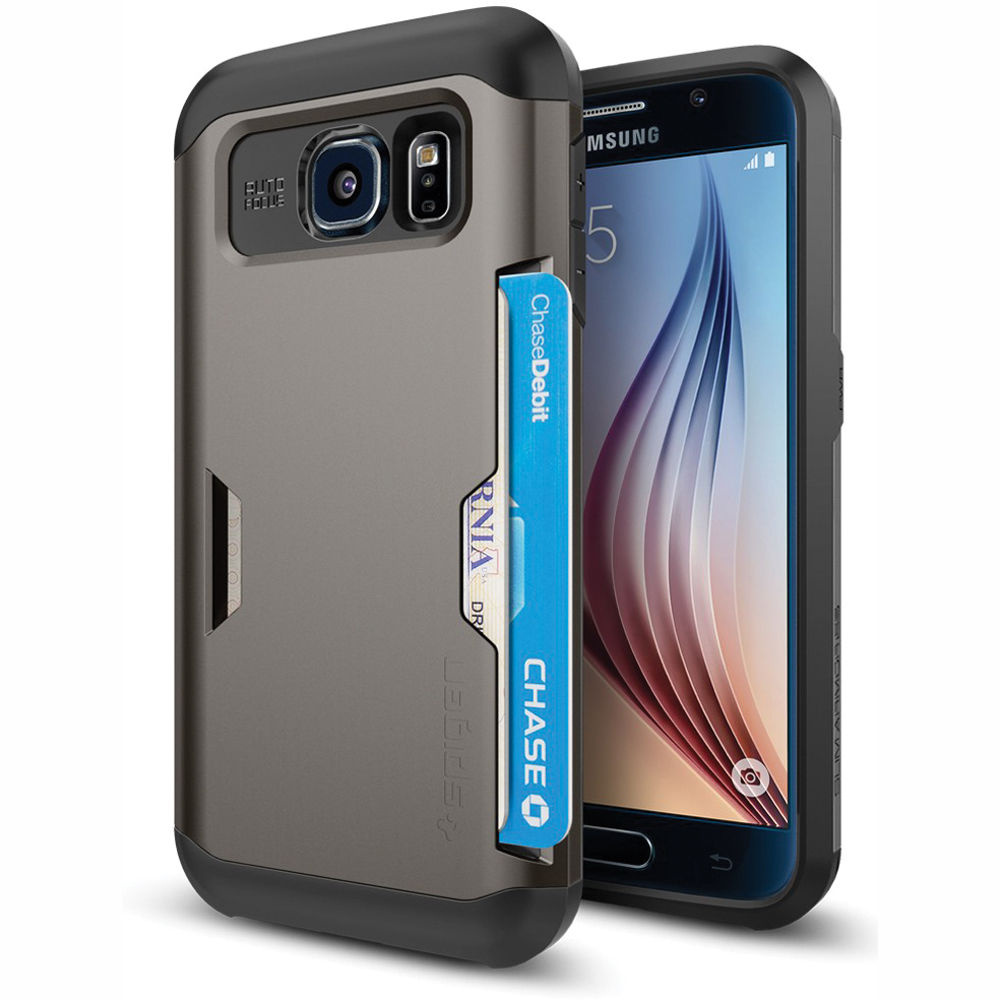 Spigen Slim Armor CS Case for Samsung Galaxy S6 (Gunmetal)