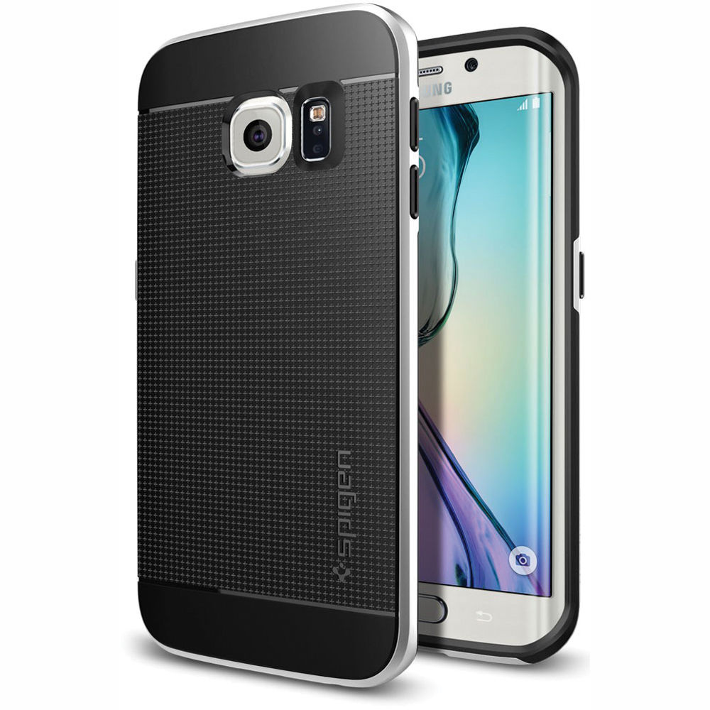 Spigen Neo Hybrid Case for Samsung Galaxy S6 Edge (Satin Silver)