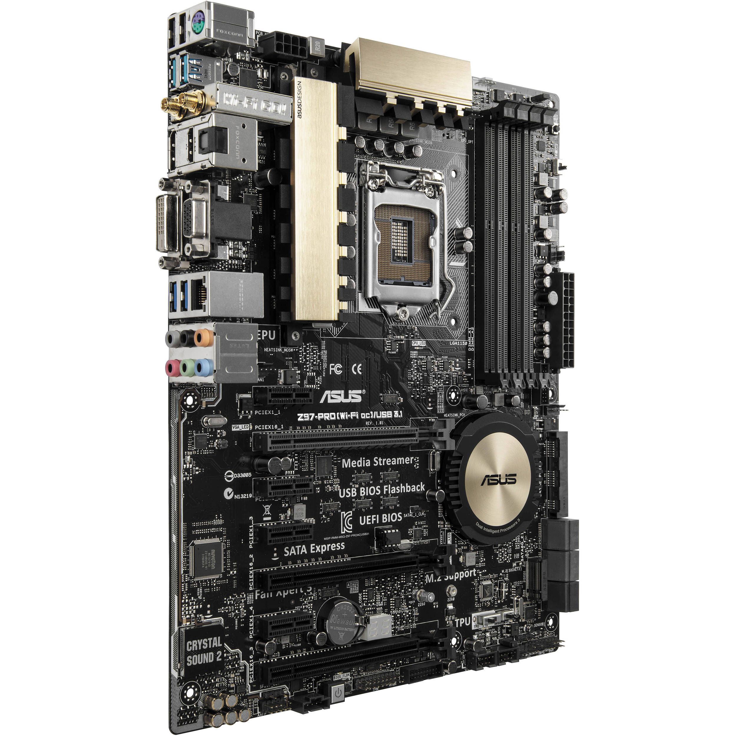 ASUS Z97-PRO (Wi-Fi ac) /USB 3.1 ATX Motherboard