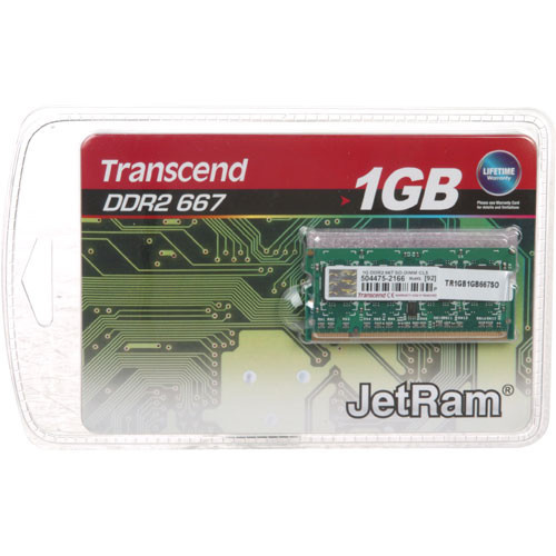 Transcend 1GB SO-DIMM Memory for Notebook