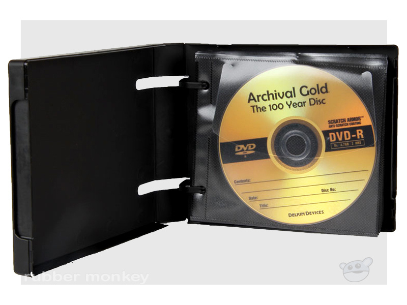 Delkin Archival Gold DVD-R Binder (10)