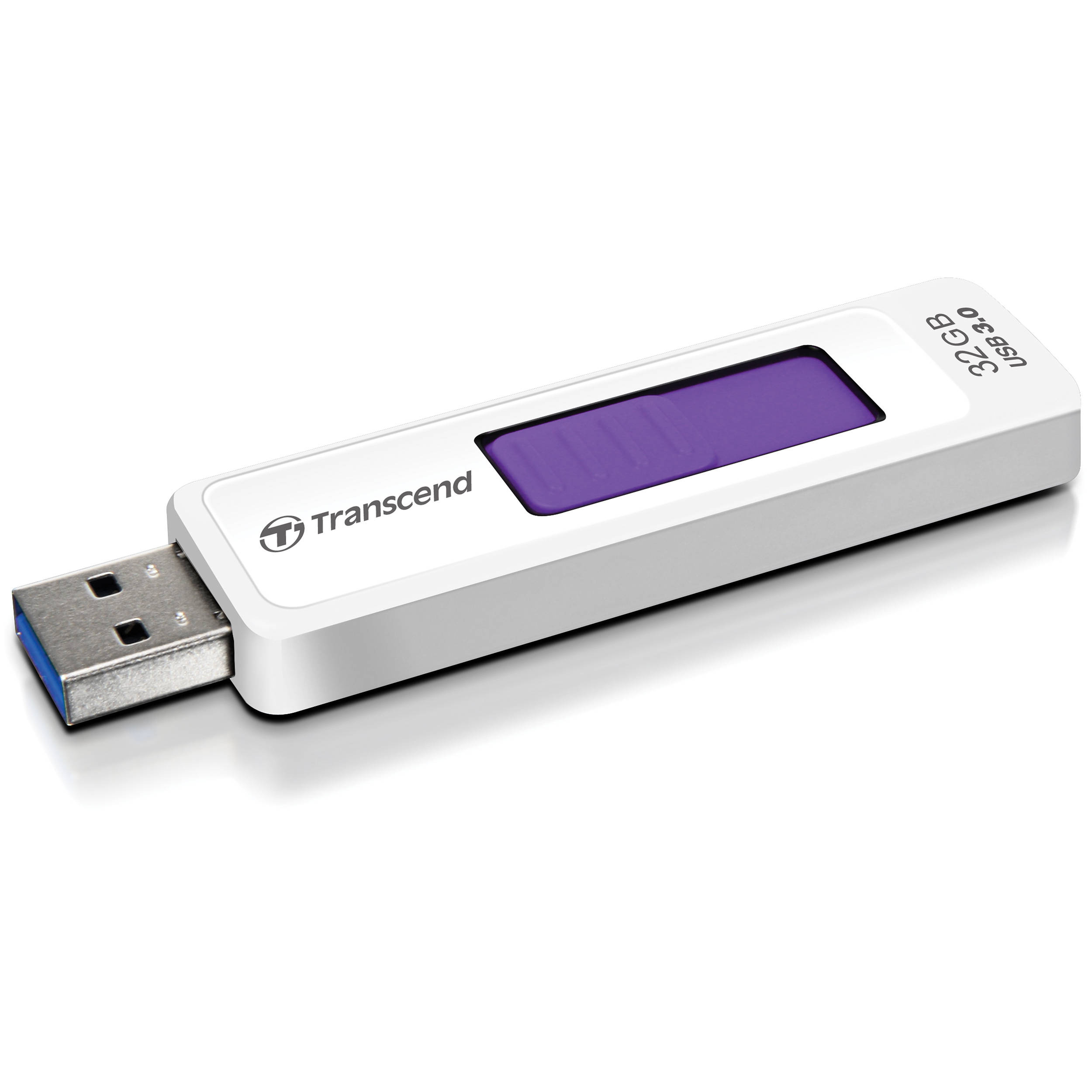 Transcend 32GB JetFlash 770 USB 3.0 Flash Drive (White)