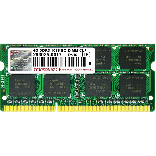 Transcend 4GB SO-DIMM Memory for MacBook and MacBook Pro Notebook