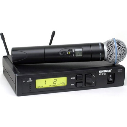 Shure ULX Professional Series - Wireless Handheld Microphone System (M1: 662 - 698 MHz) Beta 58