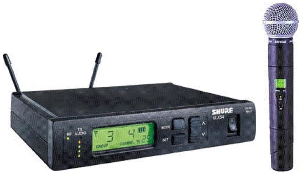 Shure ULX Standard Series - Wireless Handheld Microphone System (J1: 554 - 590 MHz) SM58