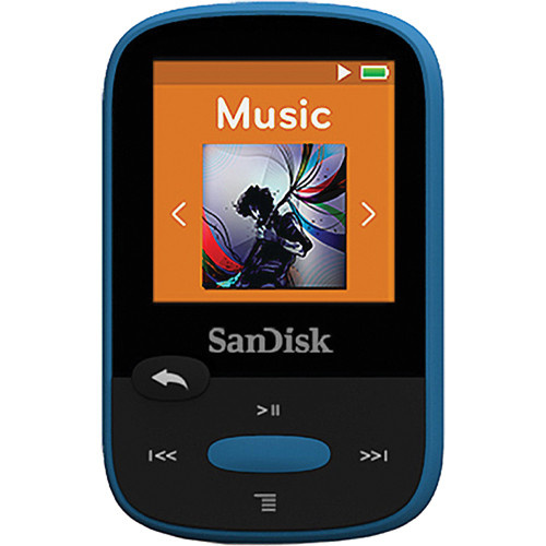SanDisk 8GB Clip Sport MP3 Player (Blue)