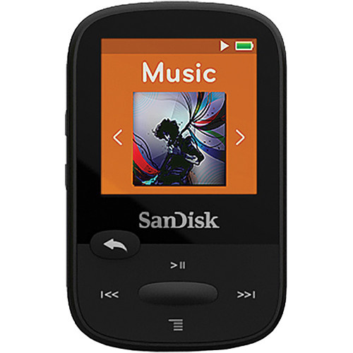 SanDisk 8GB Clip Sport MP3 Player (Black)