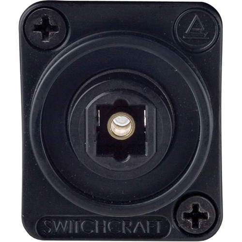 Switchcraft EH Series TOSLINK Jack Female to Female (Plastic Housing, Black)