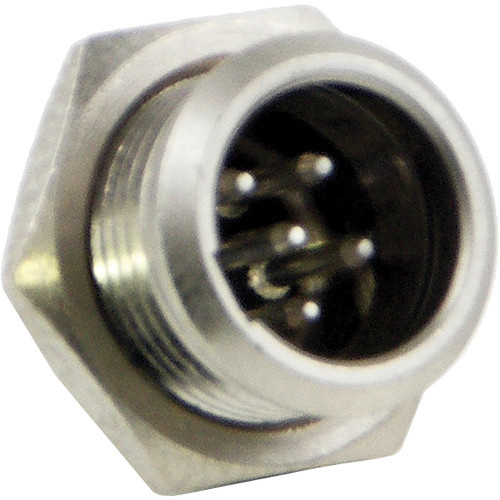 Switchcraft Tini-QG Mini XLR 5-Pin Male Circular Panel Mount (Nickel)