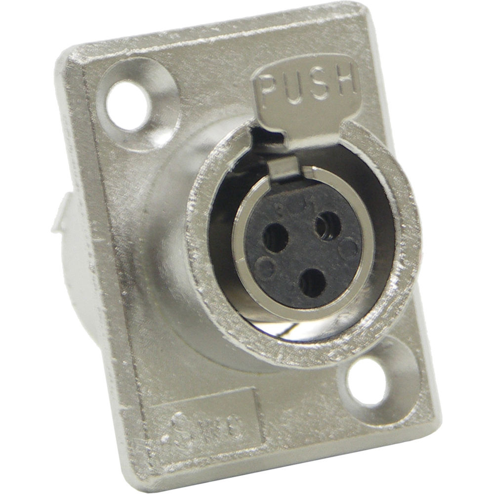 Switchcraft Mini XLR Female 3 Contacts (Solder Terminals)