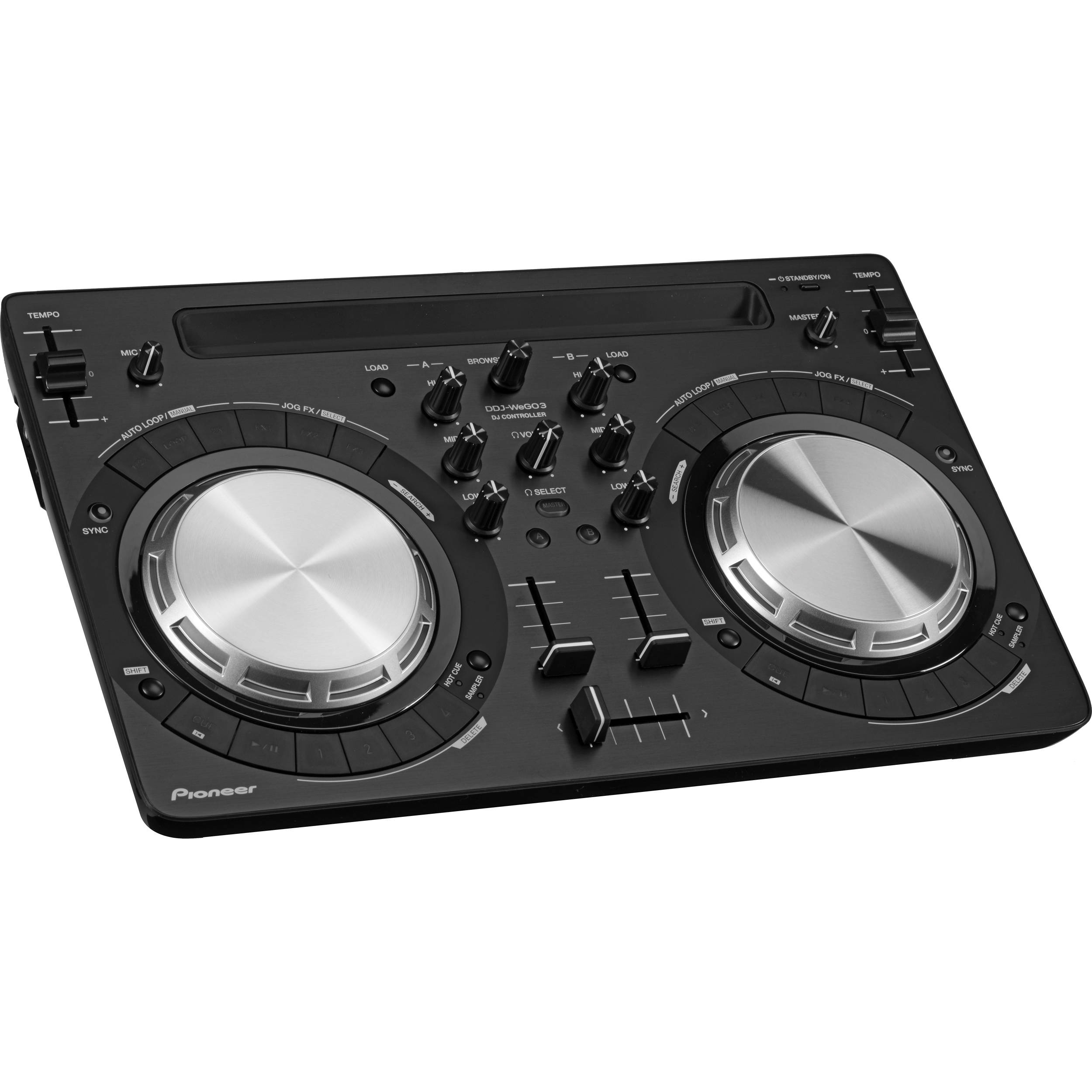 Pioneer DDJ-WeGO3 Digital DJ Controller (Black)