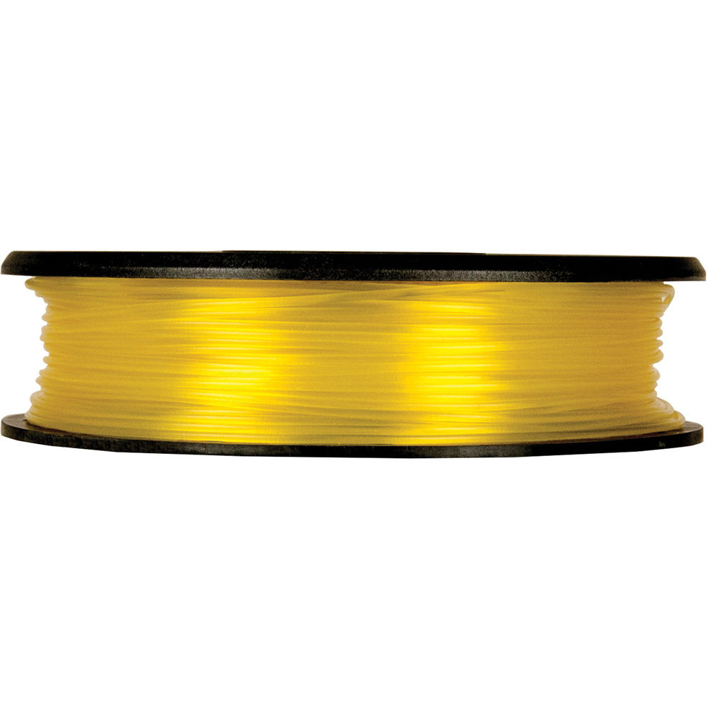 MakerBot 1.75mm PLA Filament (Small Spool, 0.5 lb, Translucent Yellow)