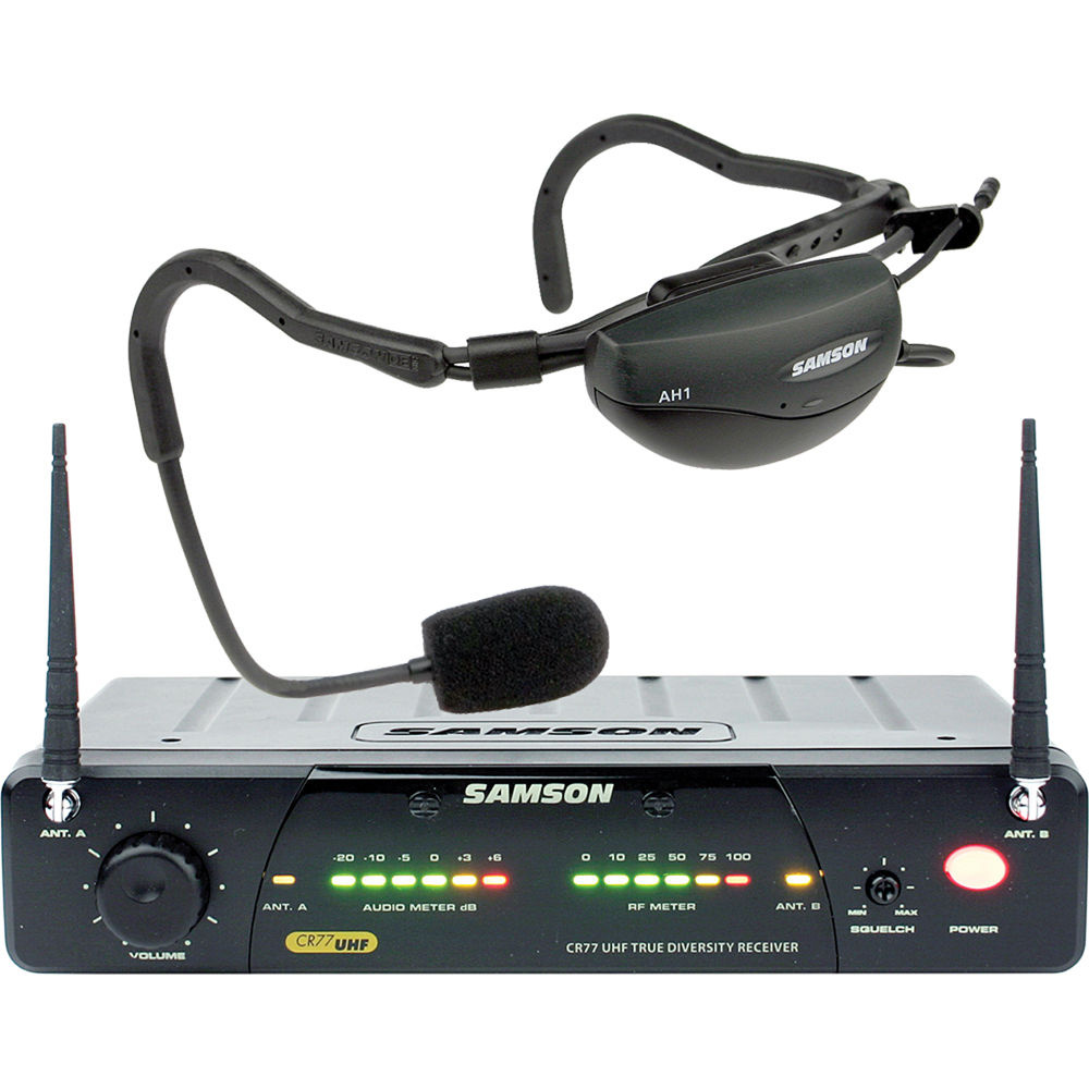 Samson AirLine 77 Vocal Head Worn Wireless Microphone System (Frequency N5- 645.500 MHz)