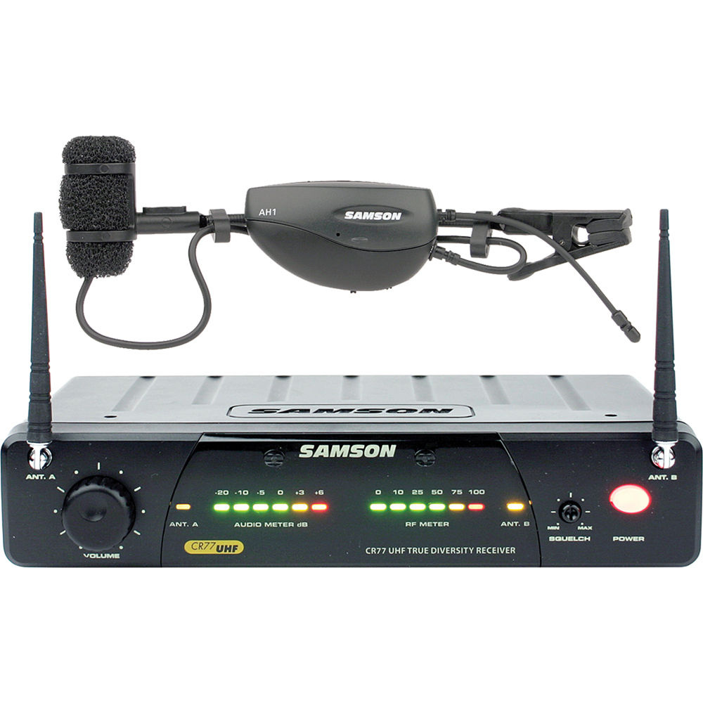 Samson AirLine 77 Wireless Wind Instrument Microphone System (Frequency N1- 642.375 MHz)