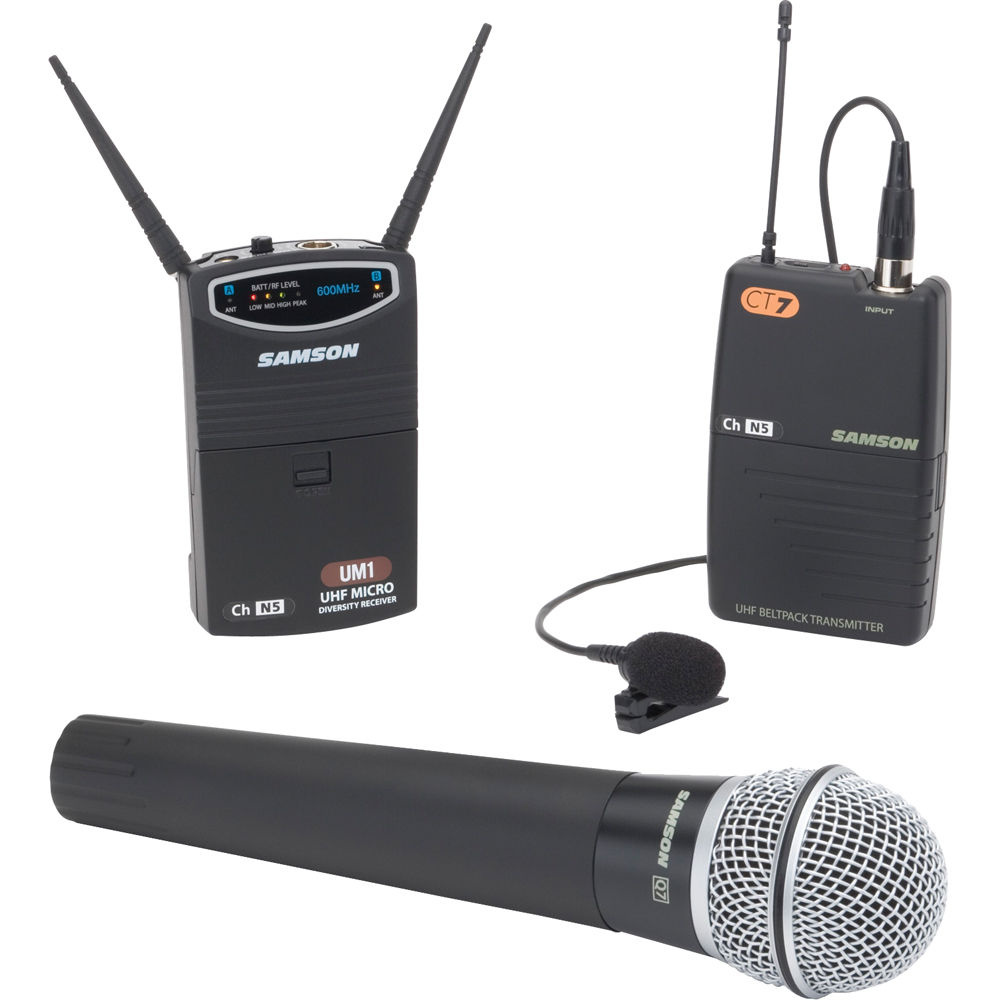Samson UM1/77 Videographer Combo Pack Wireless System (N6 Frequency)