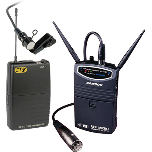 Samson UM1 Portable Wireless Lavalier Microphone System (Frequency N2- 642.875 MHz)