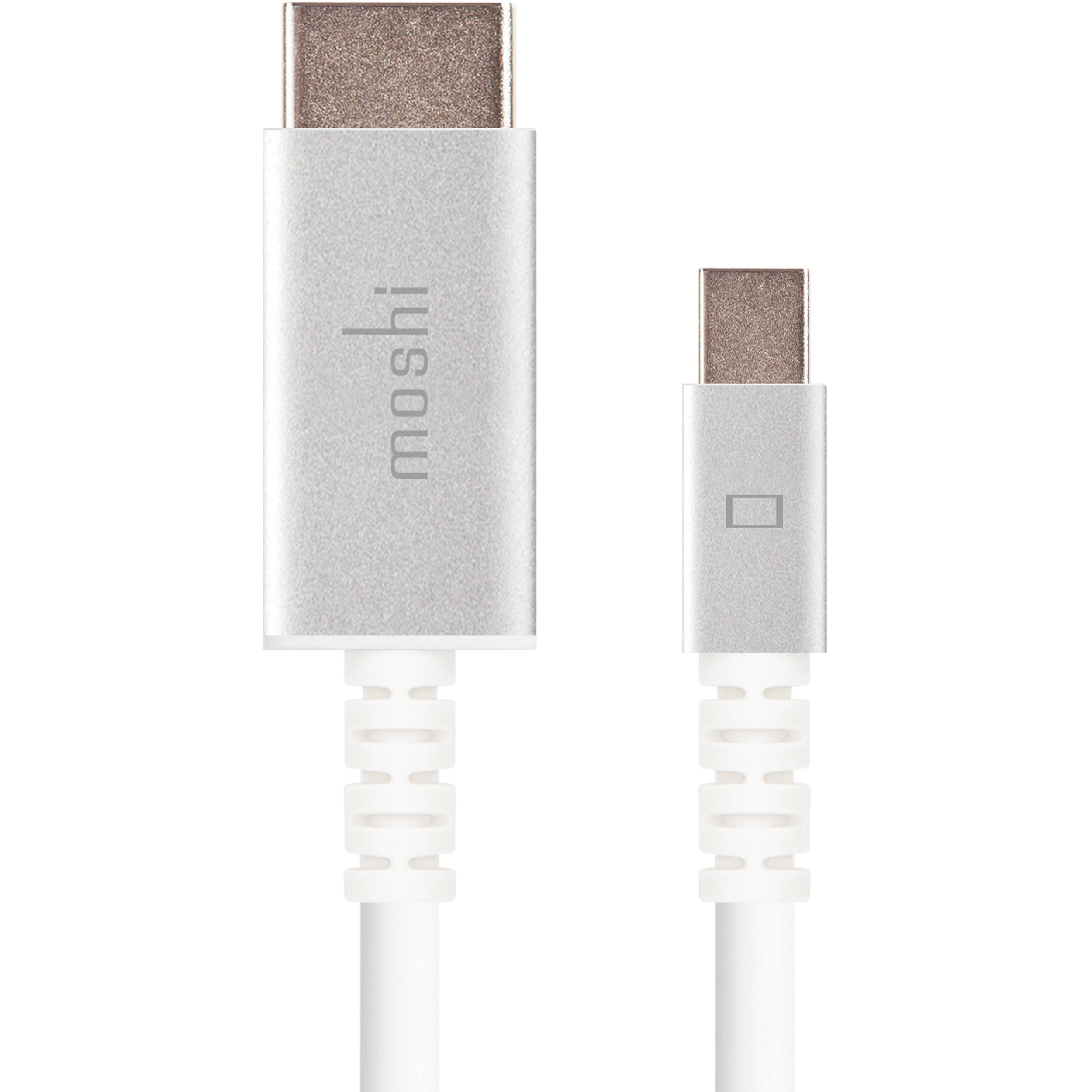 Moshi Mini DisplayPort Male to HDMI Male Cable (White, 6.6')
