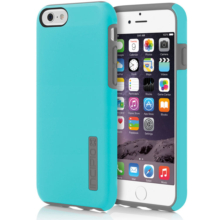Incipio DualPro Case for Apple iPhone 6 Plus (Cyan/Charcoal)