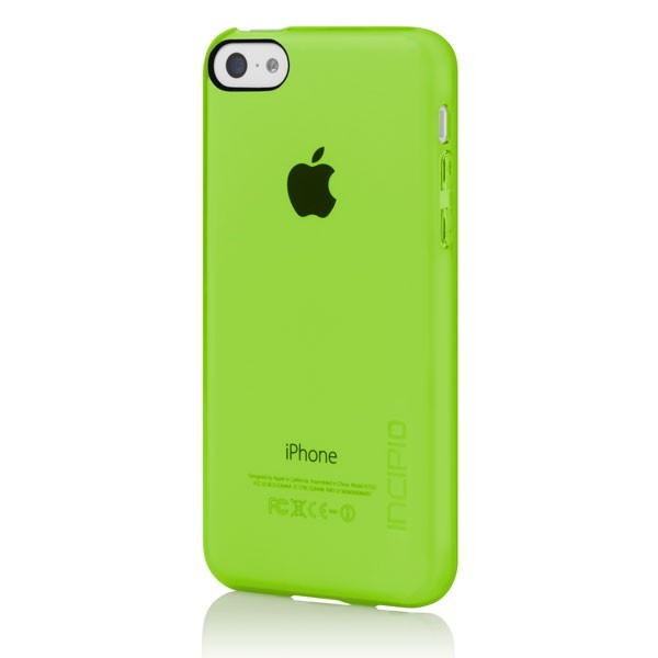 Incipio Feather Clear for iPhone 5C (Lime Green)