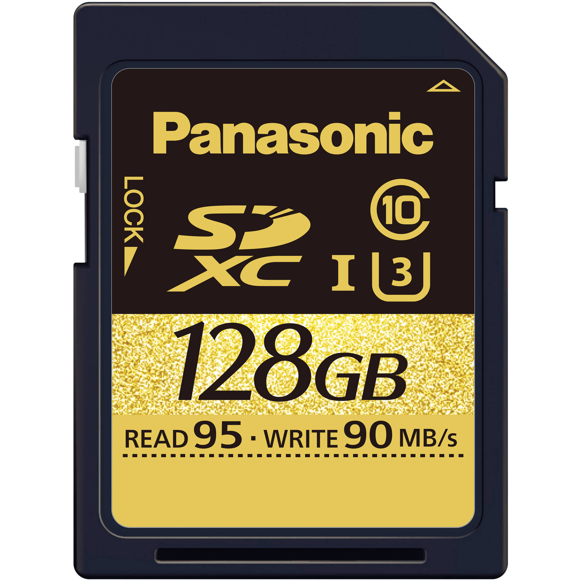 Panasonic 128GB U3 SDXC Memory Card (Class 10)