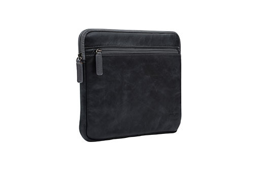 NVS Premium Leather Sleeve for MacBook Air 11" (Black)