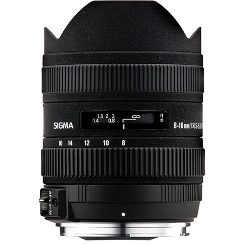 Sigma 8-16mm f/4.5-5.6 DC HSM Ultra-Wide Zoom Lens for Sony/Minolta Digital SLR