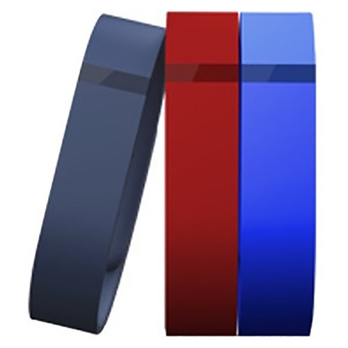 Fitbit Flex Replacement Band Classic 3-Pack (Small, Navy / Red / Blue)
