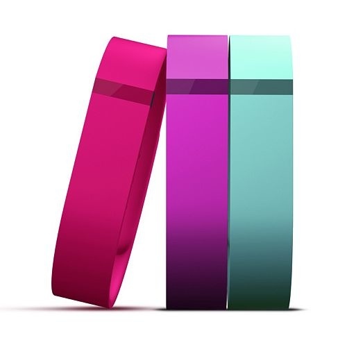 Fitbit Flex Replacement Band Vibrant 3-Pack (Large, Violet / Teal / Pink)