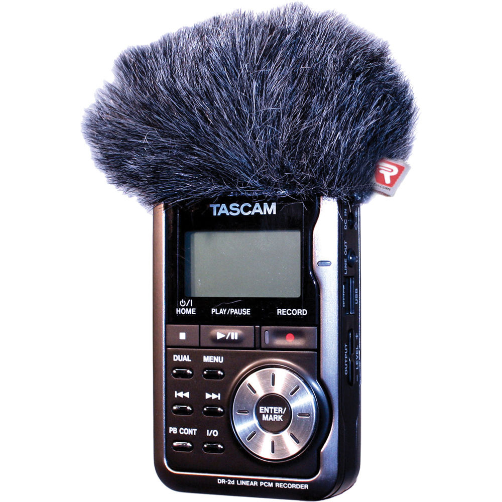 Rycote Mini Windjammer for Tascam DR-2D Field Recorder