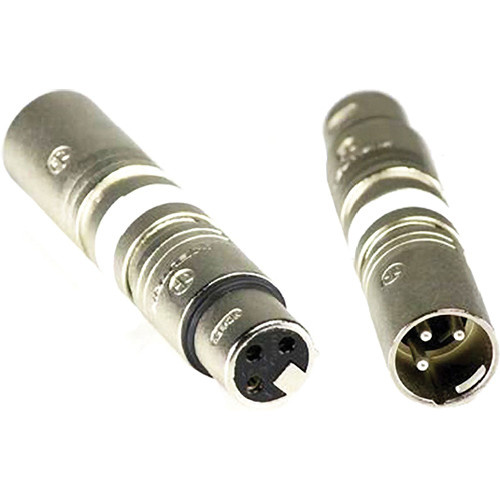 Rycote TAC!T- XLR-3F to XLR-3M Barrel Adapter Filter with Integrated Third Order 18 dB/Octave HPF