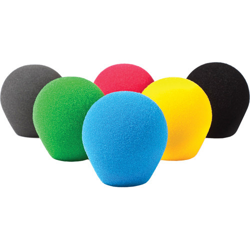 Rycote 18/32 Small Diaphragm Mic Foam (Multi-Color) (10-Pack)