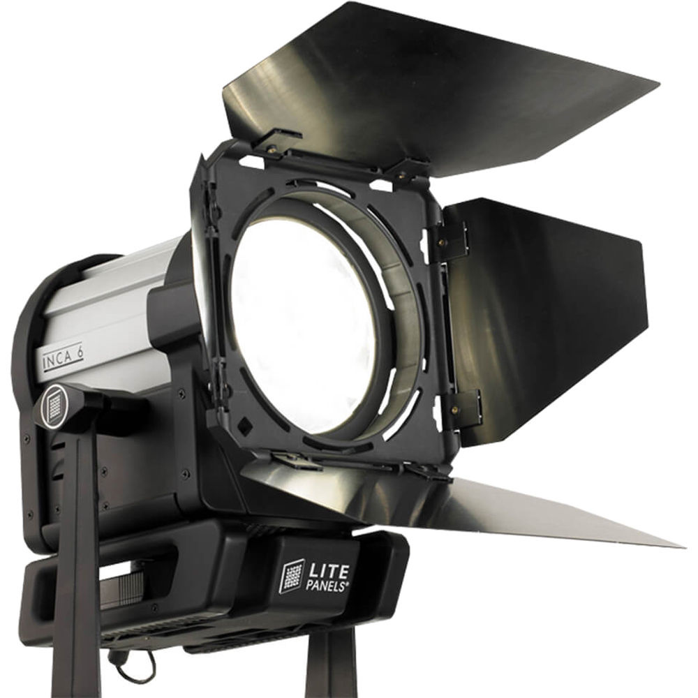 Litepanels Inca 6 LED Fresnel Light (100-240 VAC, NZ/AU Power Cord)
