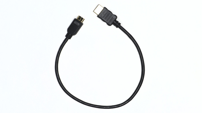 SmallHD 12-inch Thin Mini-HDMI to HDMI Cable