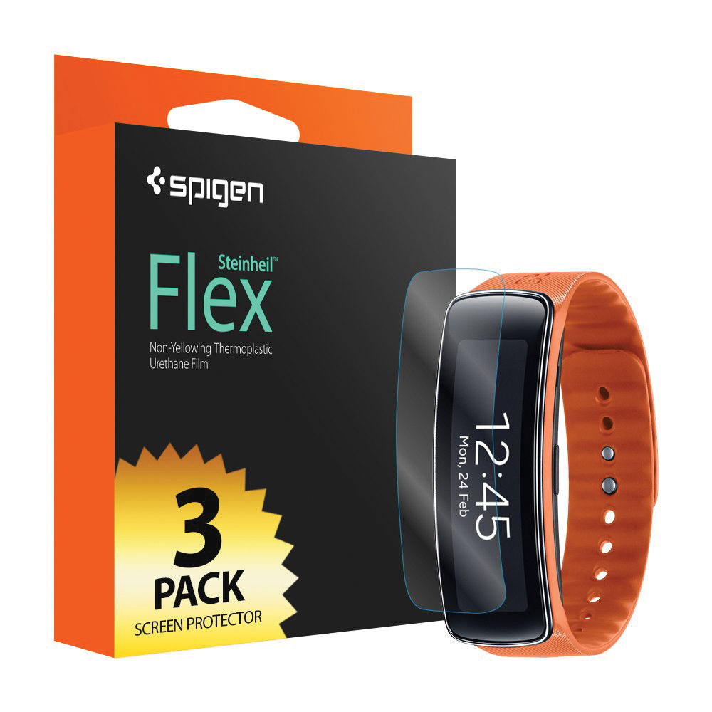 Spigen Steinheil Flex Screen Protector for Samsung Galaxy Gear Fit (3-Pack)