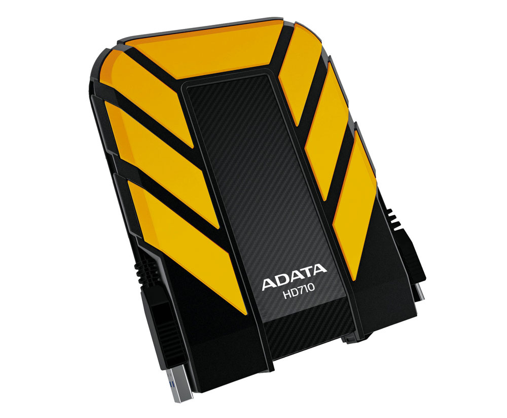 ADATA 1Tb HD710 Dash Drive Durable  2.5" Portable USB 3.0 HDD (Yellow)