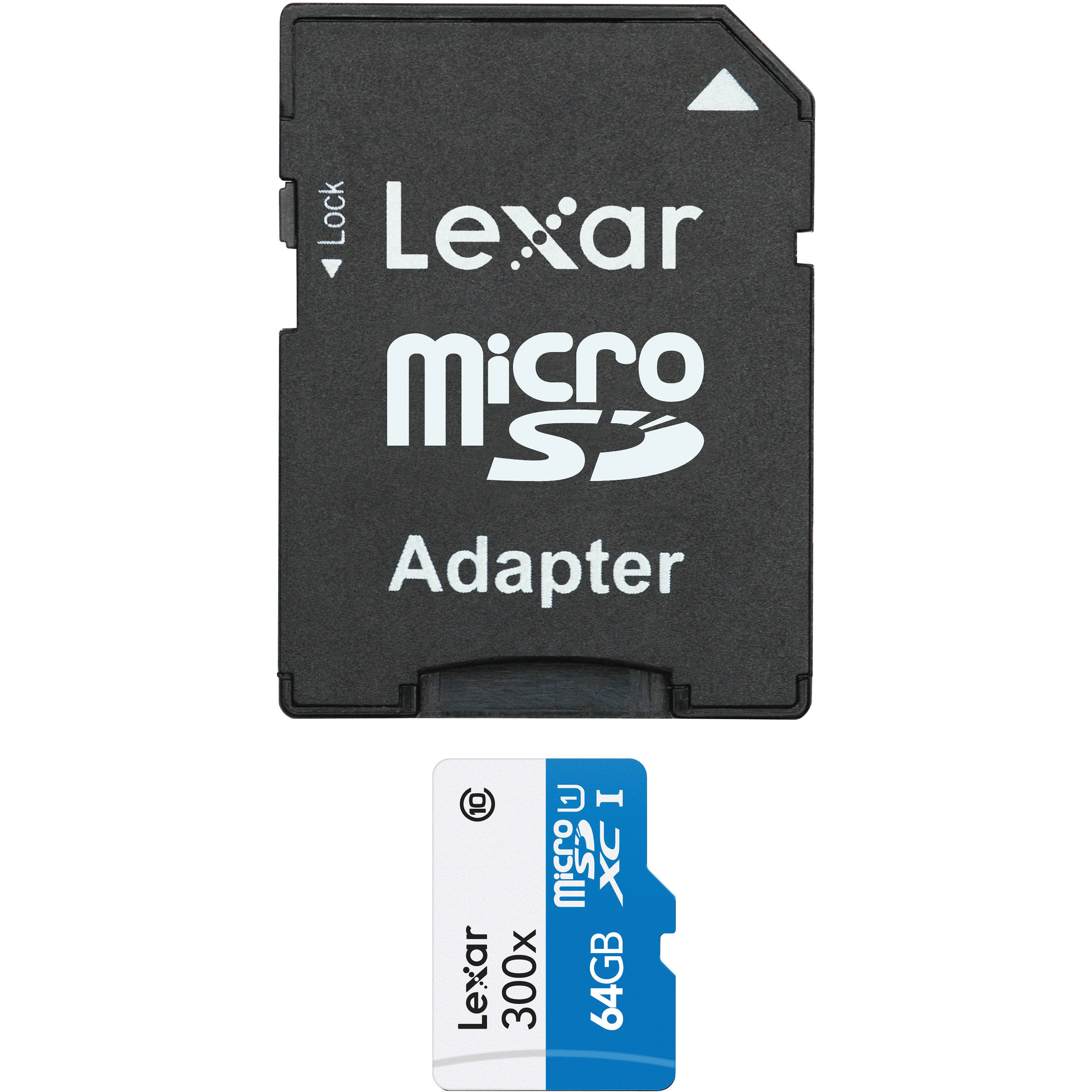 Lexar 64GB High Performance 300x UHS-I microSDXC Memory Card