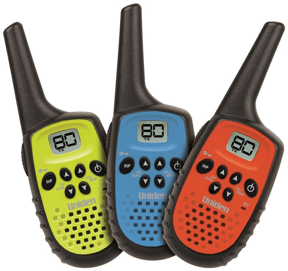 Uniden UH35-3 UHF Triple Colour Pack Handheld Radio