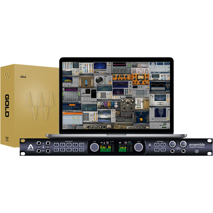 Apogee Electronics Ensemble 30 x 34 Thunderbolt Audio Interface + Waves Gold Plug-in Bundle