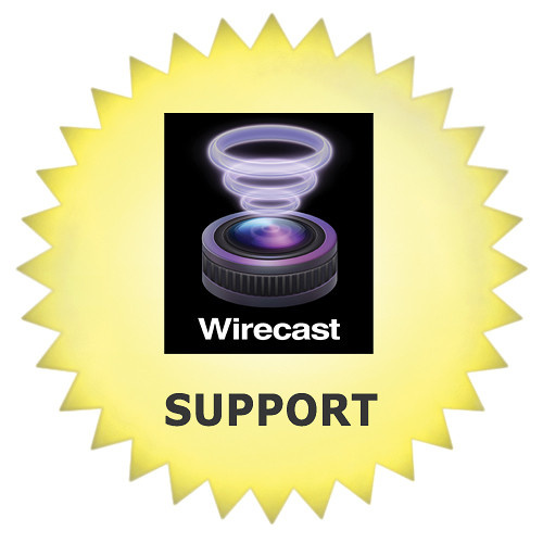 Telestream Premium Support for Wirecast Studio (First Year) (Download)